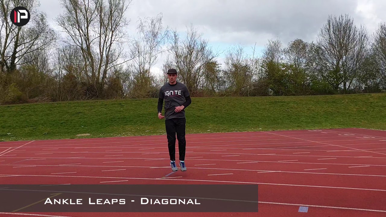 Ankle Leap Diagonal - YouTube
