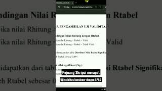 UJI VALIDITAS KUESIONER MUDAH #skripsi #spss #tutorial #sarjanamuda UJI VALIDITAS KUESIONER MUDAH #skripsi #spss #tutorial #sarjanamuda