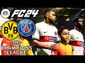 Ea fc 24 psg vs dortmund  ligue des champions  difficult ultime