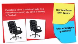 Seating to Go: Soft Black Leather Executive Chair - ofconcepts.com screenshot 2