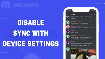 How To Disable And Turn Off Sync With Device Settings On Discord App