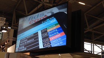 FIDS - Flight Information Display System - Fids3/Mitron at Interairport 2013