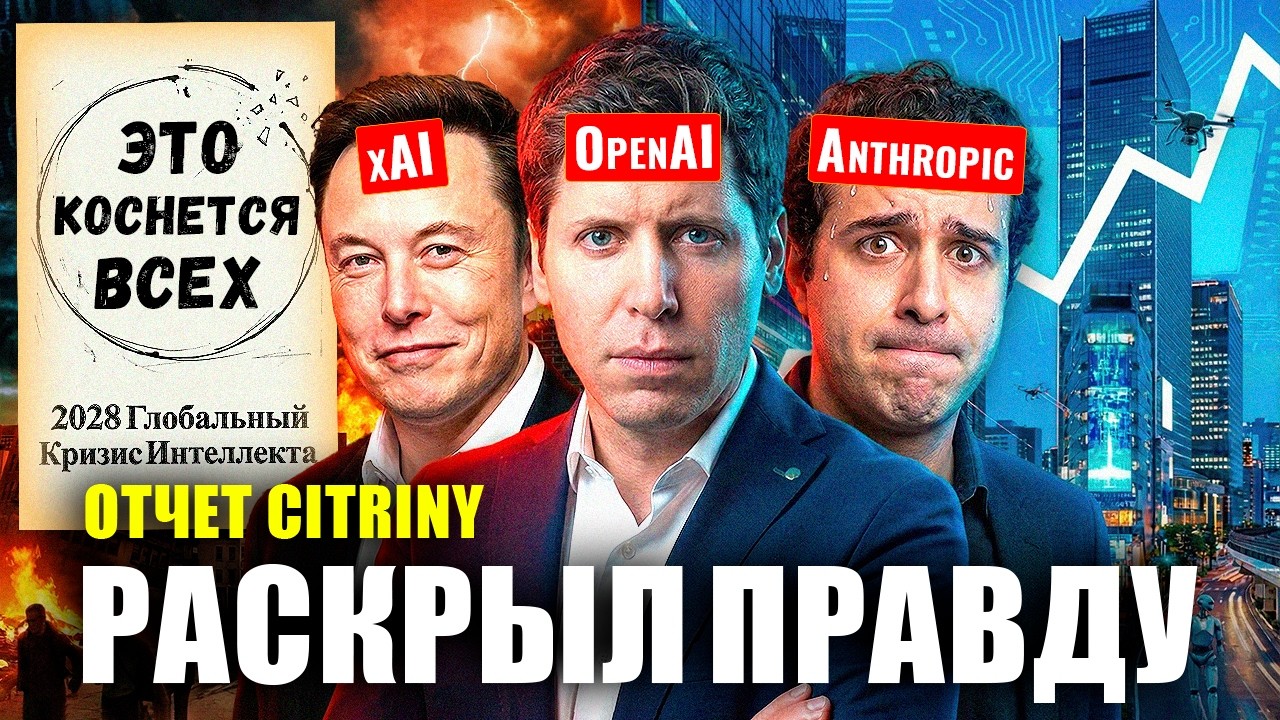 Они скрывали этот отчет! В июне 2028 грядет обнуление человеческого интеллекта и крах экономики...