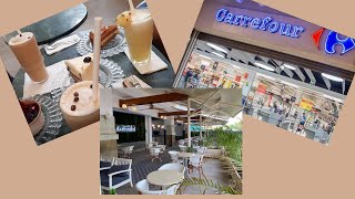 Time Out For Coffee At Cafesserie, And Shopping At Carrefour Mombasa