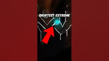 This Is The Shortest Extreme Demon In Geometry Dash History #geometrydash #gd