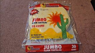 Costco Sale Item Review Las Fortunitas Jumbo Flour Tortillas Tortilla Taste Test