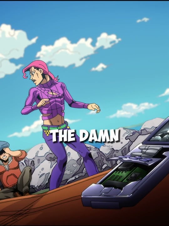 Would you happen to have a phone? 💀 #jojo #anime