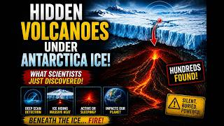 Scientists Found Hidden Volcanoes Under Antarctica Ice   #Antarctica #Volcanoes #Science #Discovery