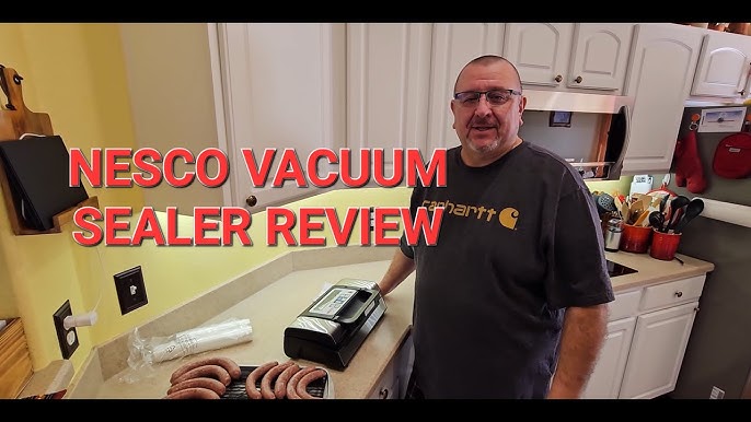 NESCO VS-12 Vacuum Sealer Operation It's Not Rocket Science 