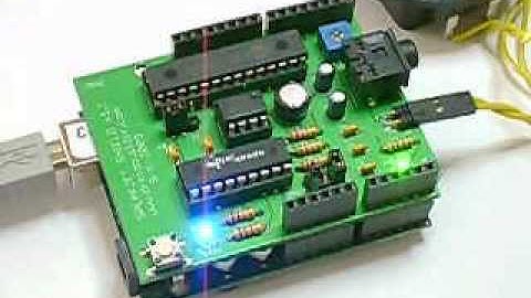 SpeakJet Shield for Arduino demo