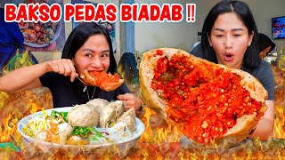 NANTANG LAMBUNG!!! TARUHAN 1 JUTA DEMI BAKSO PEDAS LEVEL BIADAB!!