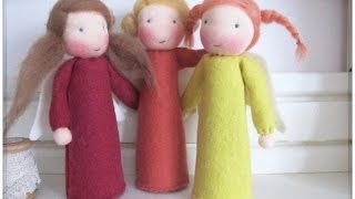 Cute Handmade Angels. Christmas Ornaments And Decorations