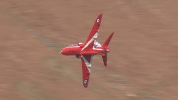 RED ARROWS Low Level Through Mach Loop
