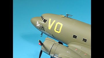 Monogram 1/48 scale C-47 Part-10, decal & pastel weathering  techniques.