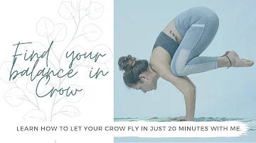 Vinyasa Yoga: Crow Pose Arm Balance. Warm up & practice
