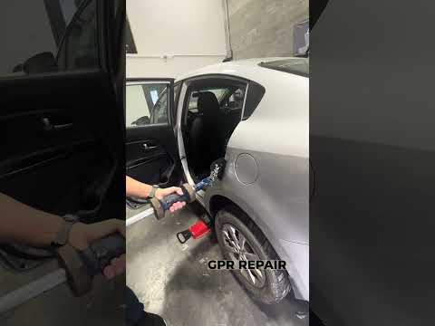 How to fix a dented car