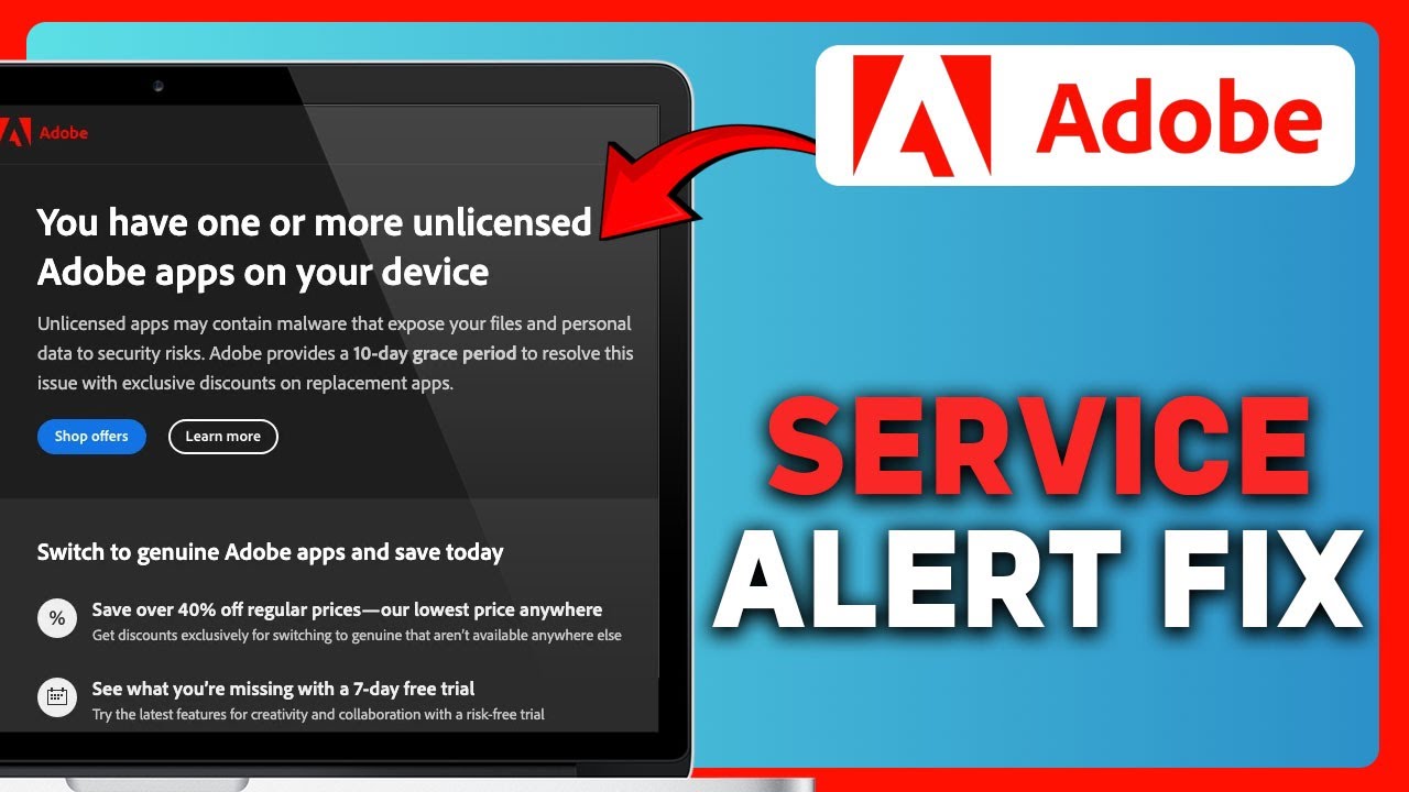 HOW TO FIX ADOBE GENUINE SERVICE ALERT ON MAC 2025