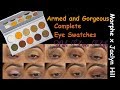 Morphe x Jaclyn Hill Vault | Armed and Gorgeous Palette Eye Swatches &amp; Review | PalsLivesLife