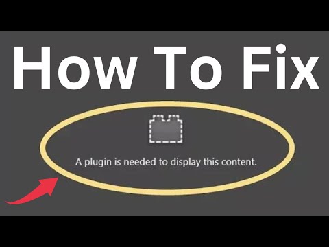 How To Fix A Plugin Is Needed To Display This Content Error In Mozilla Firefox (Easy Way)