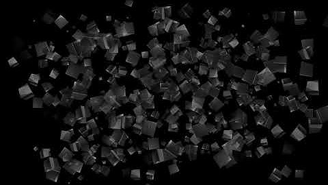 square polygon 3d particle background loop animation - Download Stock Footage