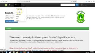 Browse UDSspace for information by UDS Library Actualización