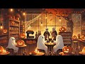 Halloween Lofi: Chill with Adorable Ghosts at the Bones Cafe!