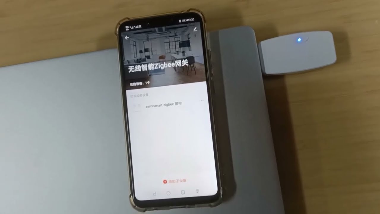A-OK Zigbee motor + Zigbee gateway