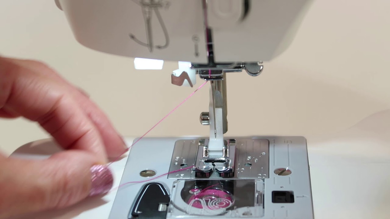 Singer Fashion Mate 3342 8 Needle Threader - YouTube