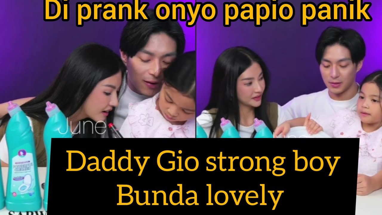 Full mami Nia tulis I love you bunda& Daddy gio,mamio nangis terharu🥺