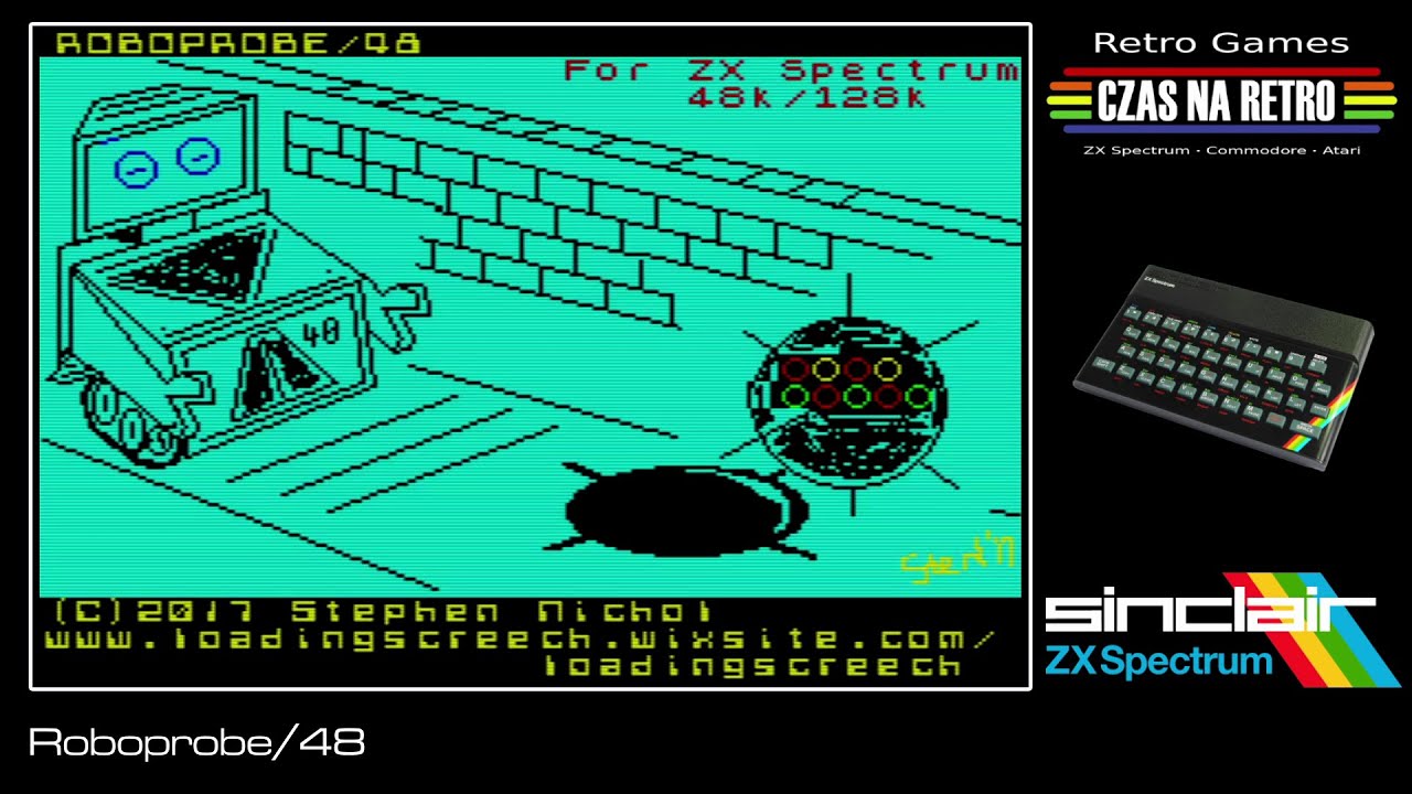 ロブロブ。 Roboprobe/48 (2017) - ZX Spectrum - YouTube
