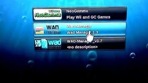 Wii Totorial Install NeoGamma R9 Beta 56