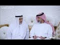 عمار بن حميد يقدم واجب العزاء في وفاة فاطمة حمد عبدالله