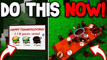 FULL GUIDE to COMPLETE THE THANKSGIVING UPDATE in 99 Nights in the Forest! ROBLOX