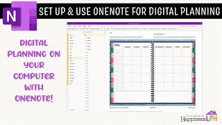 How to Use a OneNote Digital Planner from Setup to Tricks & Tips | Digital Planning with OneNote