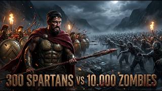 300 Spartans vs 10,000 Zombies | Ultimate Epic Battle Simulator 2 Massive Fight screenshot 2