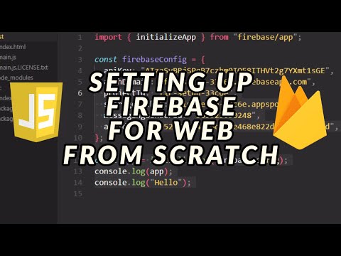 Setting up Firebase with JAVASCRIPT from scratch