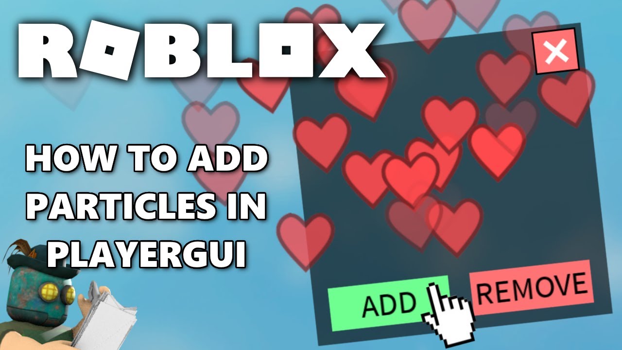 Roblox Tutorial How To Add Particles In Screengui Youtube - roblox red particle