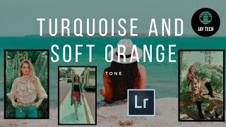 Tutorial: How to edit Turquoise and Soft orange tone | Instagram Photos | Lightroom | Mobile screenshot 3