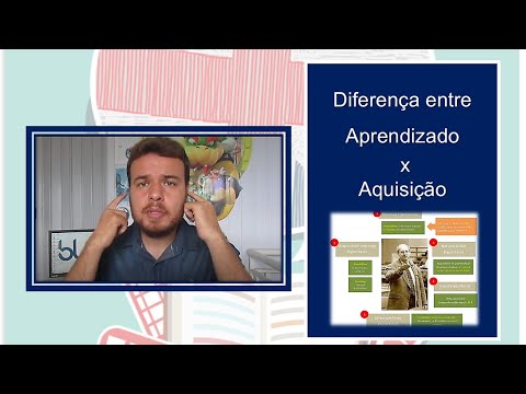 Vídeo: Diferença Entre Aprendizagem E Aquisição