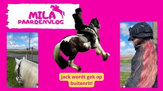 Avonturen op buitenrit! Jack schiet ervandoor! | #vlog 61