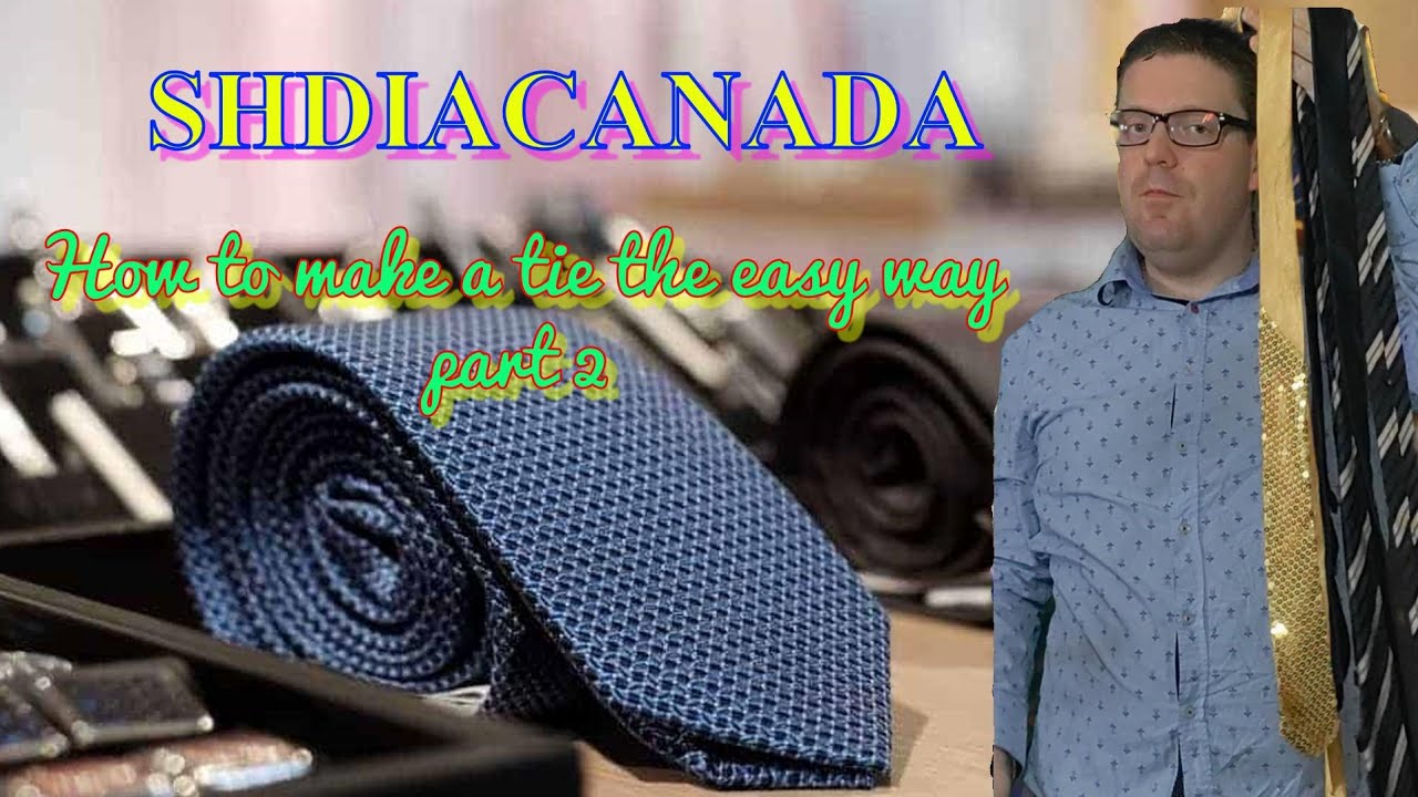 How to Make a Tie Easily [part 2] - YouTube