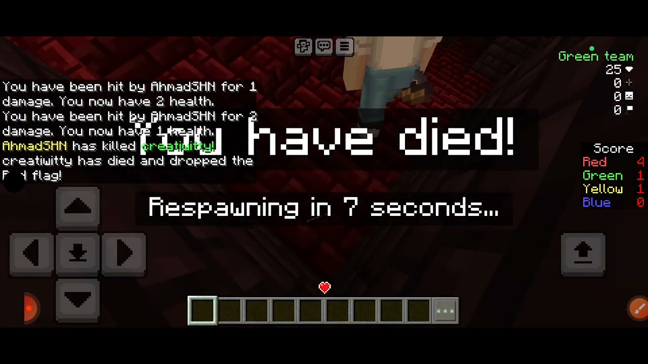 Capture a flag bedrock edition of mobile 