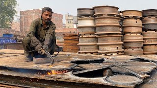 How Heavy Duty Truck Tyre Rim Plate Are Made From Old Ship Sheets|