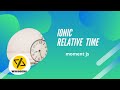 [Arabic] how to create relative time text with ionic