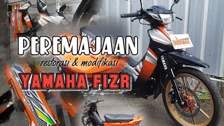 Yamaha F1ZR 2004 (orange) | pengecatan Peremajaan Warna dan Modifikasi | Restomods!