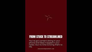 from stuck to streamlined