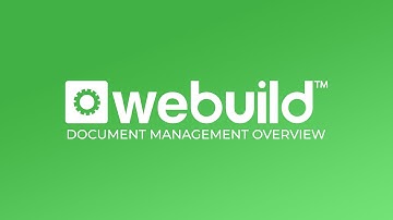 WeBuild Document Management Overview (AU)