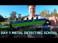 Day 1 metal detecting school: Minelab Excalibur II