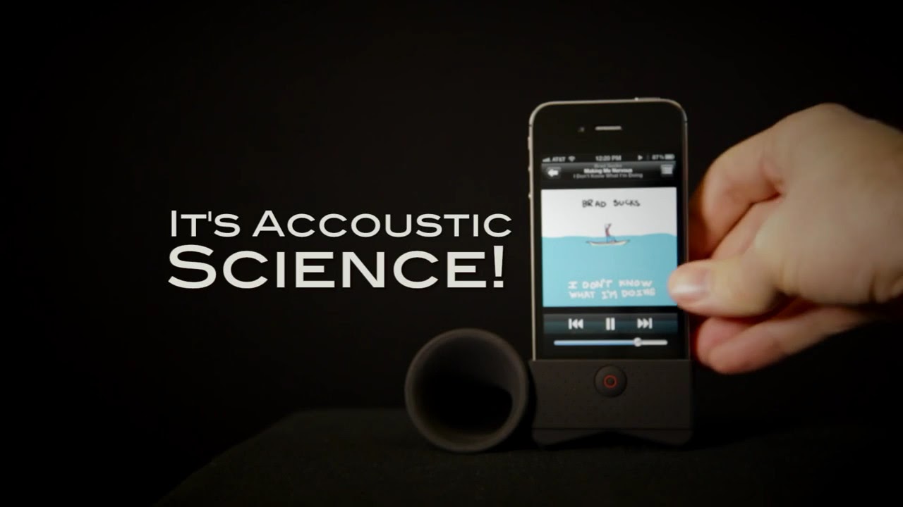 Horn Stand for iPhone from ThinkGeek