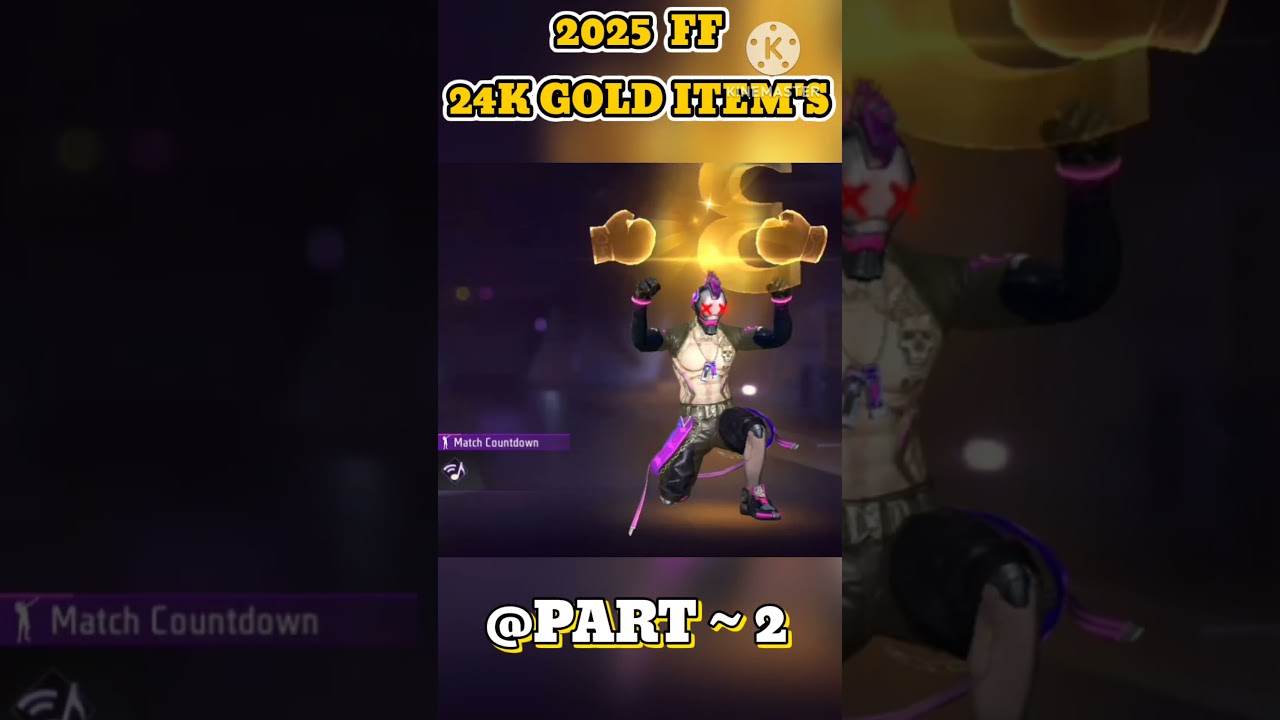FF 24K GOLD ITEM'S COMING SOON🫵